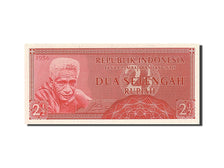 Banknot, Indonesia, 2 1/2 Rupiah, 1956, 1956, KM:75, UNC(64)