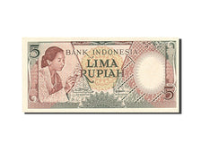 Banknote, Indonesia, 5 Rupiah, 1958, Undated (1958), KM:55, UNC(63)