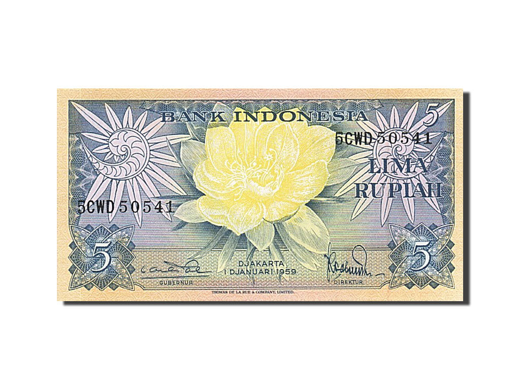 Indonesia, 5 Rupiah, 1959, 1959-01-01, KM:65, UNC(63)