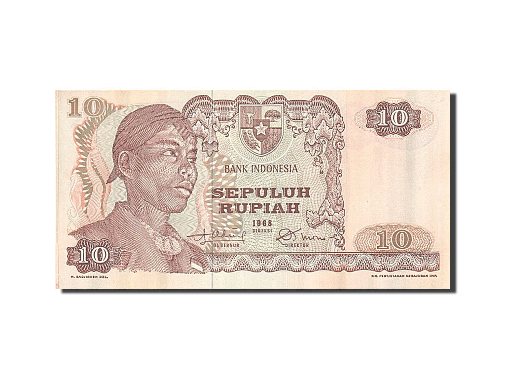 Indonesien, 10 Rupiah, 1968, KM:105a, 1968, UNZ-