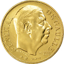FRANCE, French Fifth Republic, Medal, 1980, MS(60-62), Santucci, Gold, 6.45