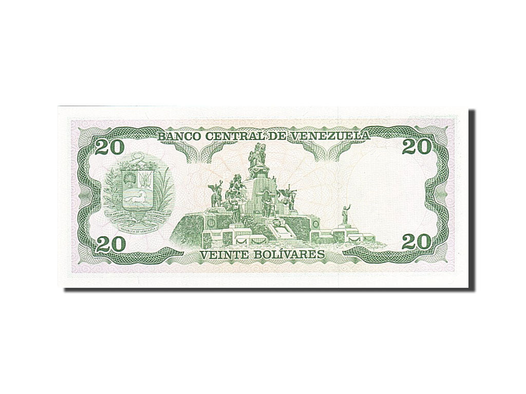 Banknote, Venezuela, 20 Bolivares, 1989, 1989-09-07, KM:63b, UNC(63)
