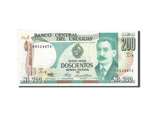 Biljet, Uruguay, 200 Nuevos Pesos, 1986, Undated, KM:66a, SPL