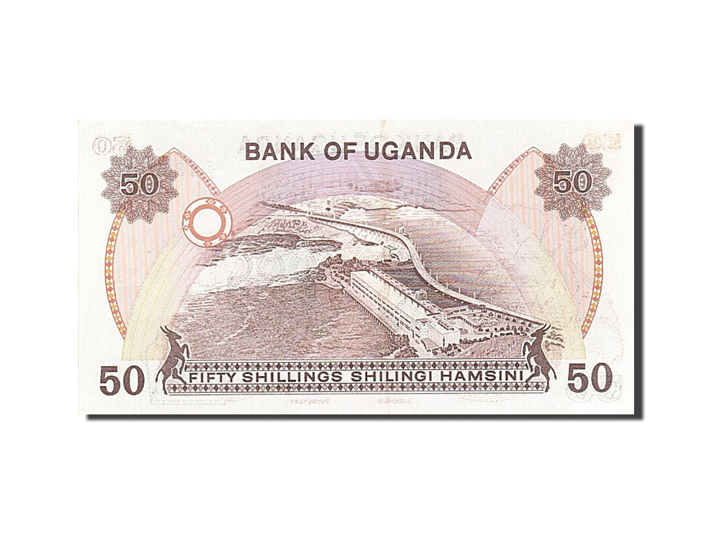 Uganda, 50 Shillings, 1982, KM:18a, Undated (1982), UNC(63)