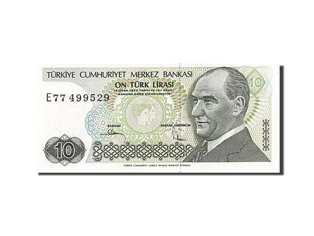 Türkei, 10 Lira, 1979, KM:192, 1979, UNZ-