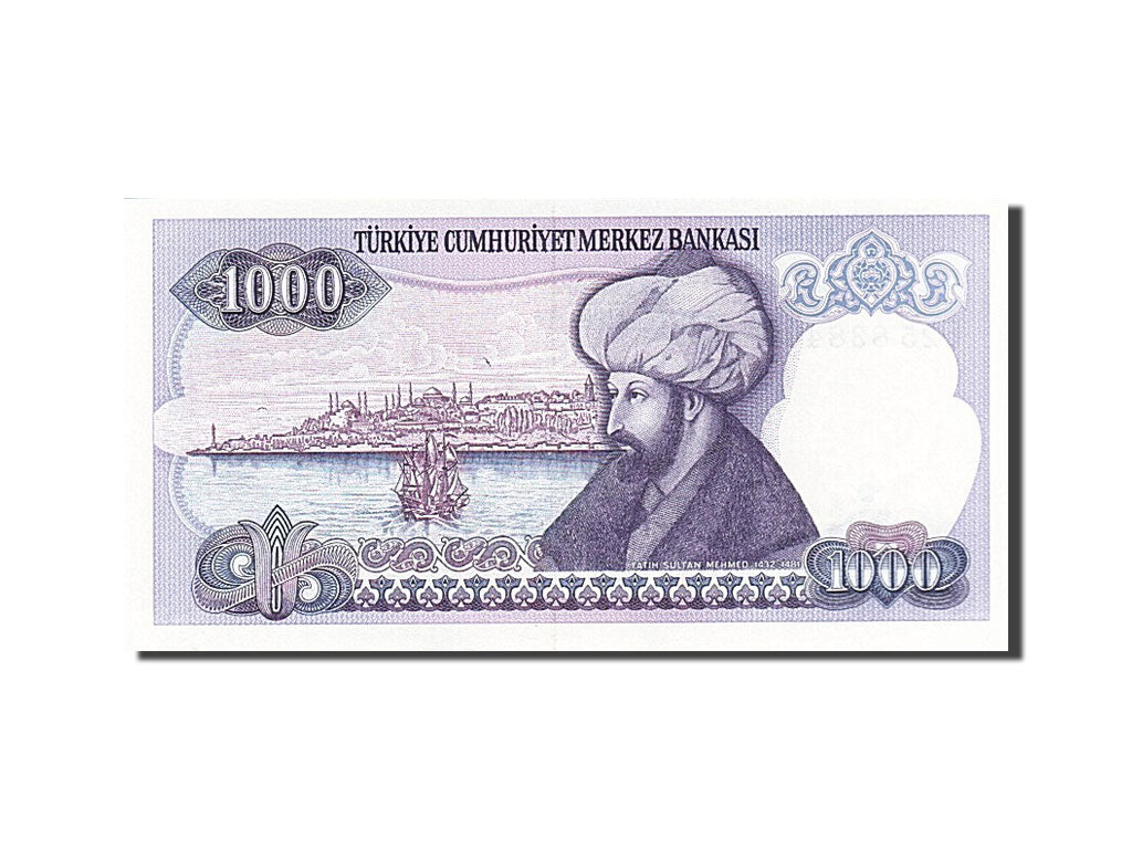 Banknote, Turkey, 1000 Lira, 1986, Undated, KM:196, UNC(63)
