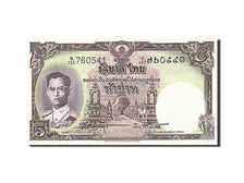 Thailand, 5 Baht, 1953-1956, KM:75d, Undated (1956), UNC(63)
