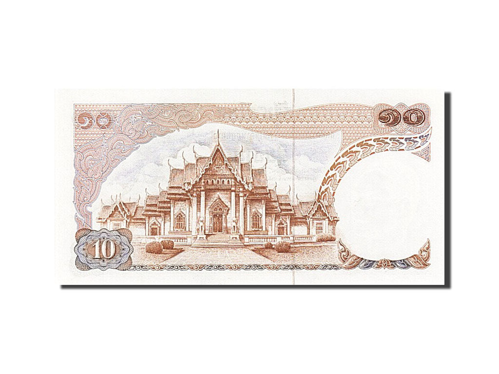 Thailand, 10 Baht, 1969-1978, KM:83a, Undated, UNC(63)