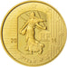France, 5 Euros, 2014, MS(65-70), Gold, 0.50