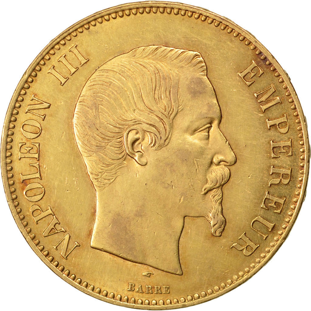 Monnaie, France, Napoleon III, Napoléon III, 100 Francs, 1855, Paris, TTB+, Or