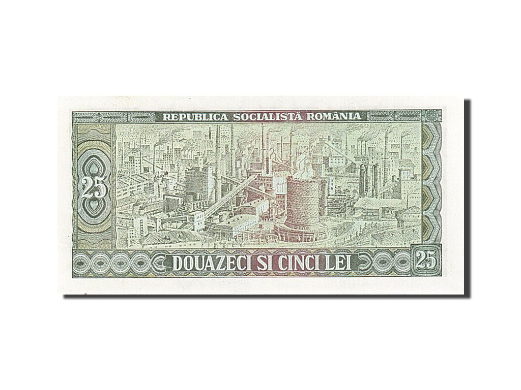 Rumänien, 25 Lei, 1966, KM:95a, 1966, UNZ-