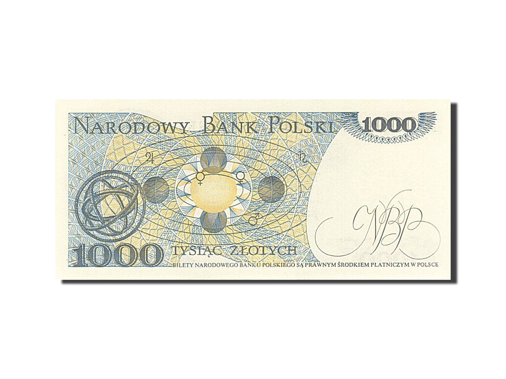 Poland, 1000 Zlotych, 1982, KM:146c, 1982-06-01, UNC(63)