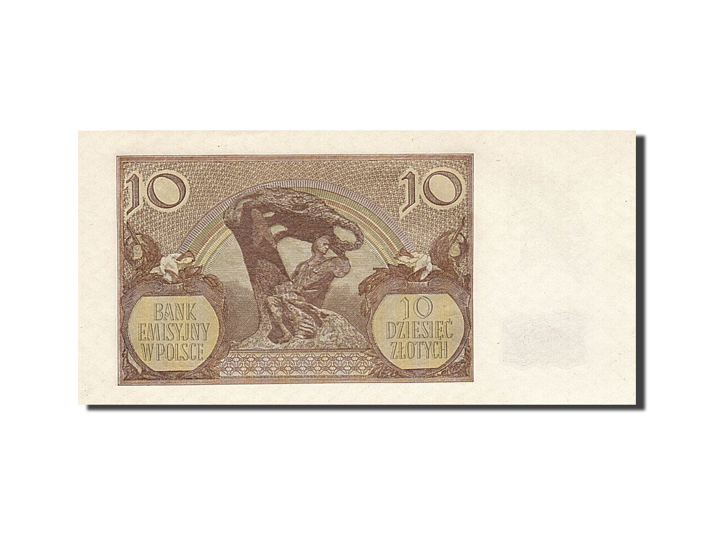 Banknote, Poland, 10 Zlotych, 1940, 1940-03-01, KM:94, UNC(63)