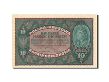 Polen, 10 Marek, 1919, KM:25, 1919-08-23, UNZ-