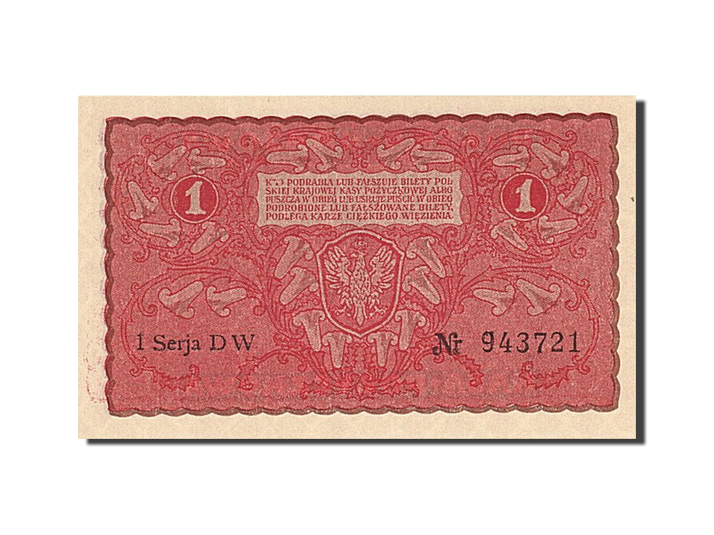 Polen, 1 Marka, 1919, KM:23, 1919-08-23, UNZ-