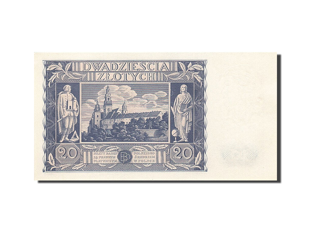 Poland, 20 Zlotych, 1936, KM:77, 1936-11-11, UNC(63)