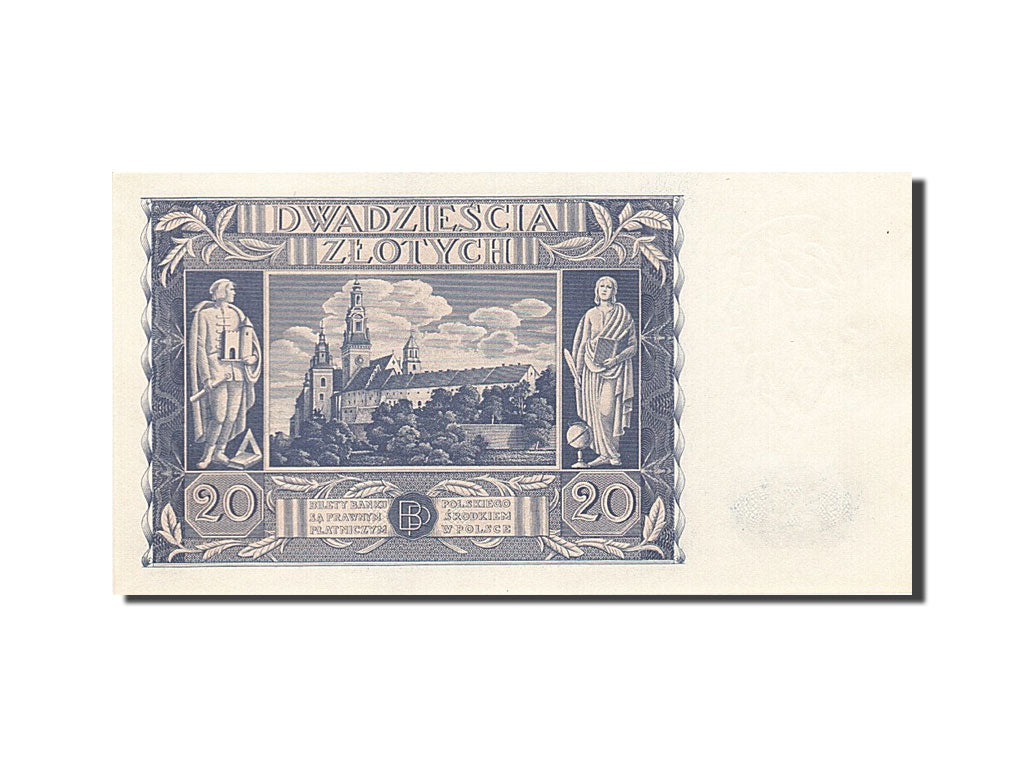 Billete, 20 Zlotych, 1936, Polonia, KM:77, 1936-11-11, SC