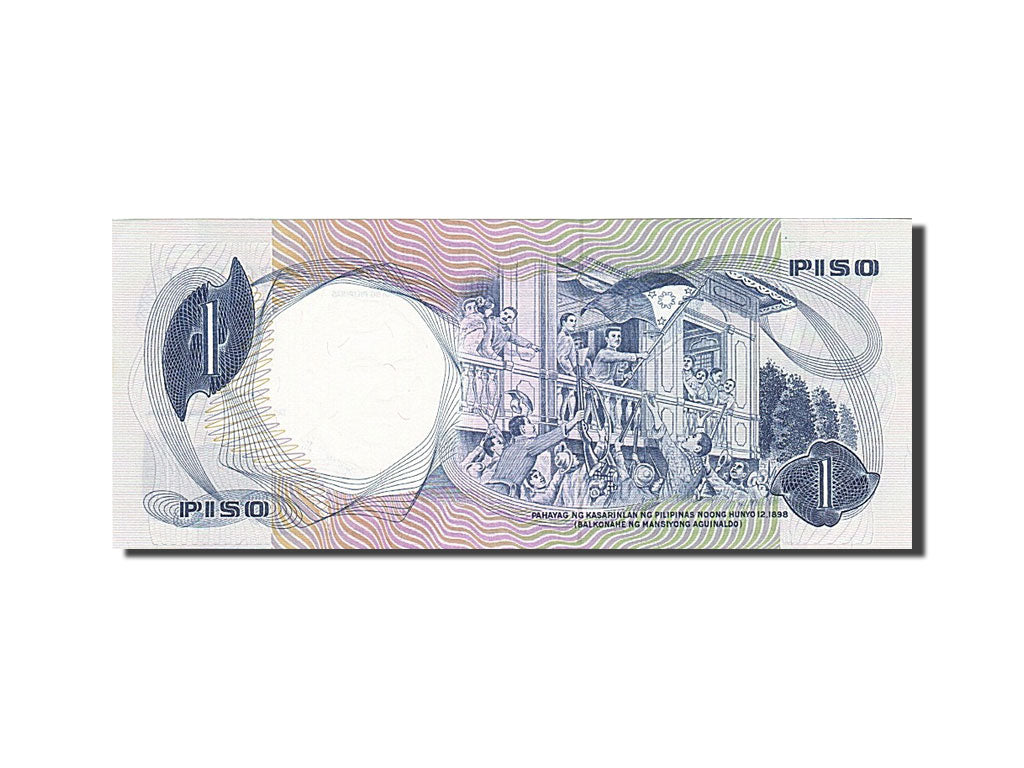 Geldschein, Philippinen, 1 Piso, 1969, Undated, KM:142b, UNZ-