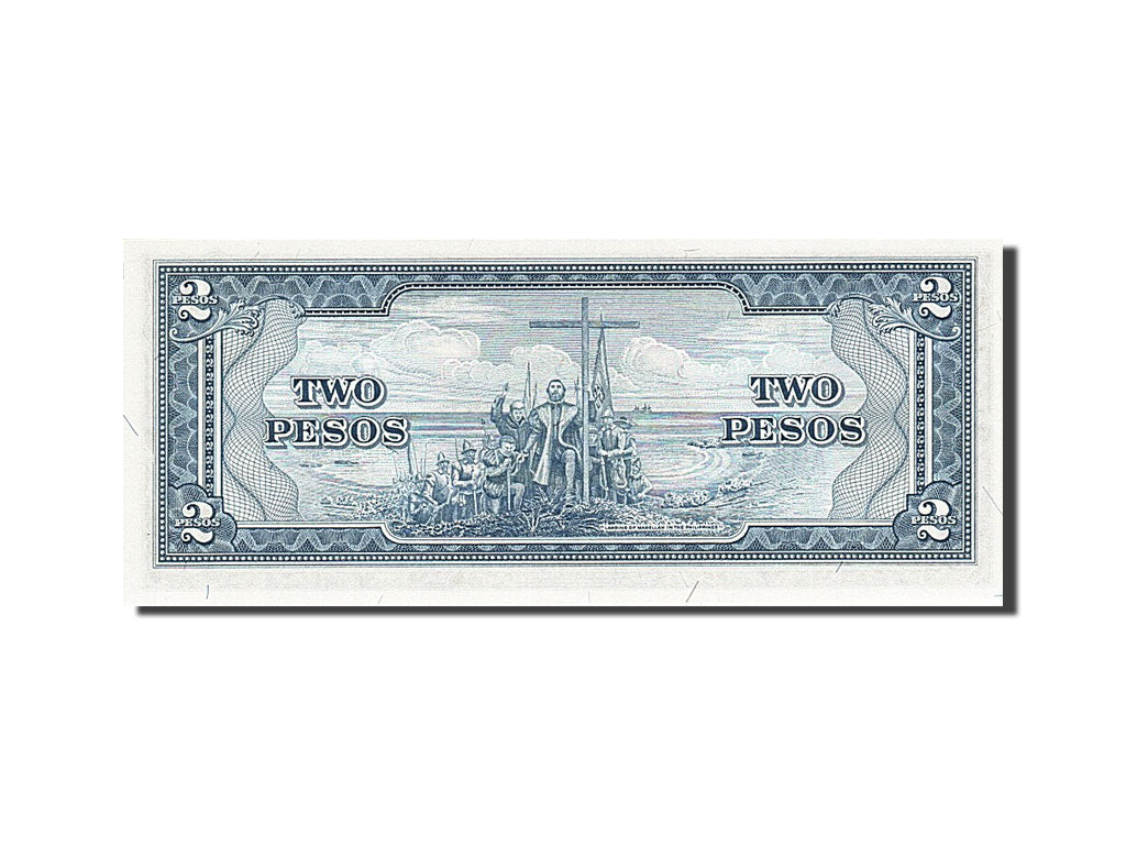 Philippinen, 2 Pesos, 1949, Undated, KM:134b, UNZ-