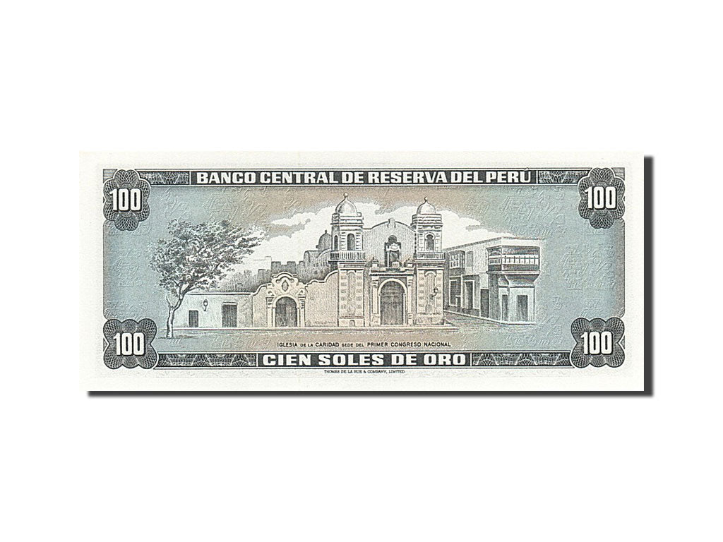 Banknote, Peru, 100 Soles De Oro, 1969, 1974-05-16, KM:102c, UNC(63)