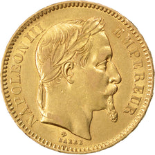Second Empire, 20 Francs or Napoléon III tête laurée