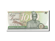 Zaire, 10 Zaïres, 1982-1985, 1982-10-27, KM:27A, UNC(63)