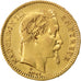 Second Empire, 20 Francs or Napoléon III tête laurée