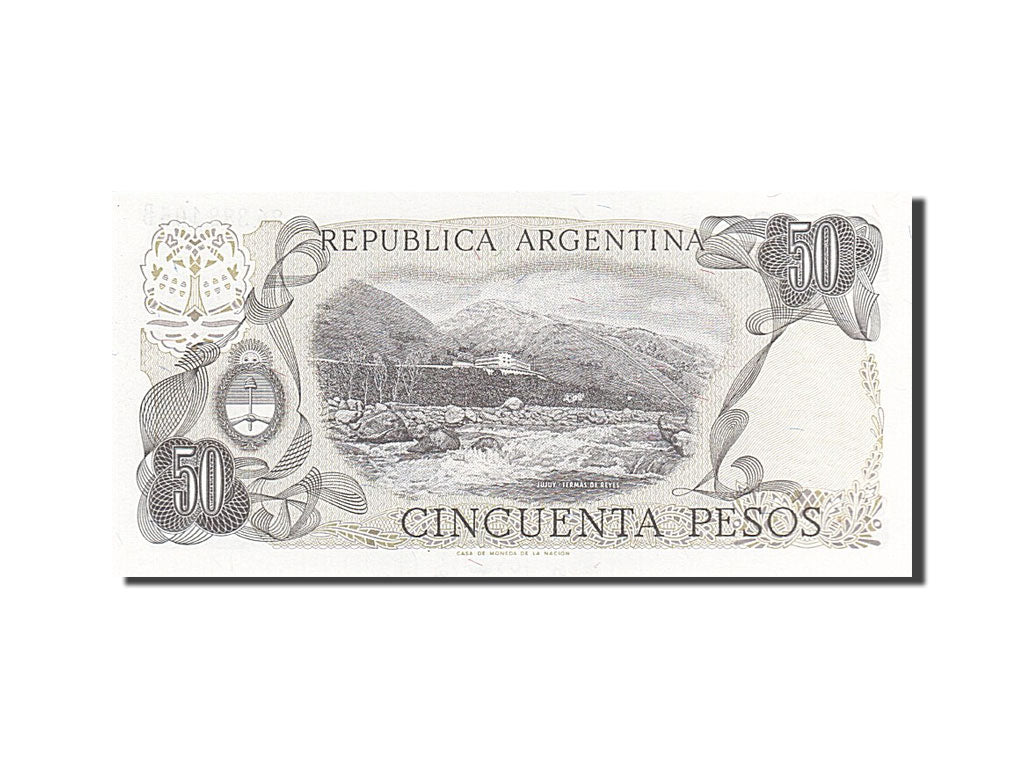 Argentina, 50 Pesos, 1973-1976, Undated (1972-1973), KM:296, UNC(65-70)