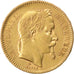 FRANCE, Napoléon III, 20 Francs, 1862, Paris, KM #801.1, EF(40-45), Gold, Gadour
