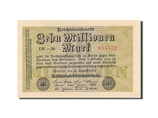 Banknote, Germany, 10 Millionen Mark, 1923, 1923-08-22, KM:106a, UNC(65-70)