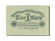 Billet, Allemagne, 1 Mark, 1922, 1922-09-15, KM:61a, NEUF