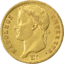 FRANCE, Napoléon I, 20 Francs, 1810, Paris, KM #695.1, EF(40-45), Gold, Gadoury