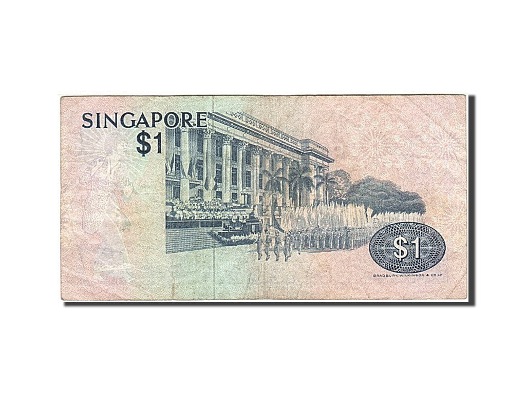 Banknote, Singapore, 1 Dollar, 1976-1980, Undated (1976), KM:9, VF(20-25)