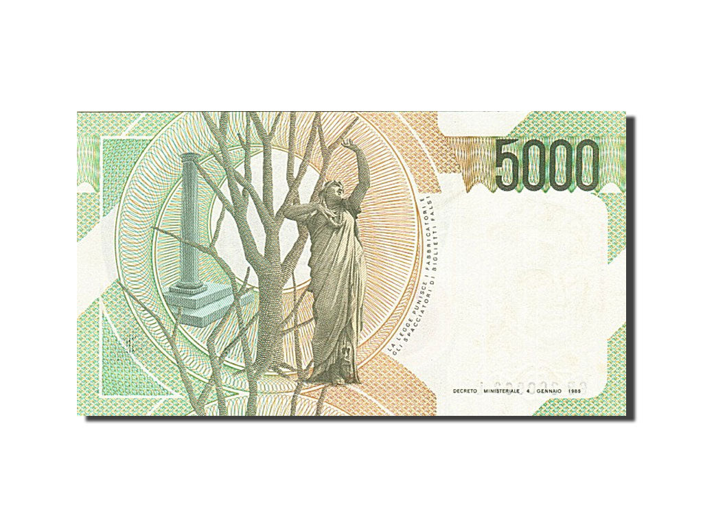 Banknote, Italy, 5000 Lire, 1984-1985, 1985-01-04, KM:111b, UNC(63)