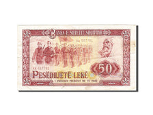 Albania, 50 Lekë, 1976, KM:45a, 1976, VF(20-25)