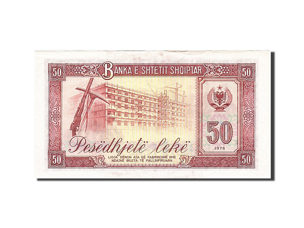 Banknote, Albania, 50 Lekë, 1976, 1976, KM:45c, AU(55-58)