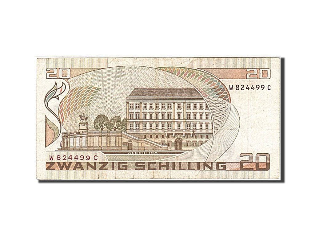 Banknote, Austria, 20 Schilling, 1986, 1986-10-01, KM:148, EF(40-45)