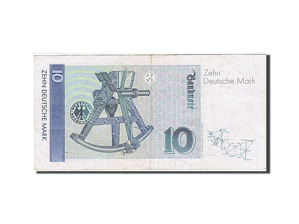 Banknote, GERMANY - FEDERAL REPUBLIC, 10 Deutsche Mark, 1989-1991, 1993-10-01