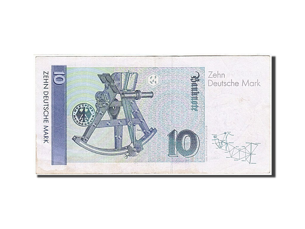 GERMANIA - REPUBBLICA FEDERALE, 10 Deutsche Mark, 1989-1991, KM:38b, 1991-08-...