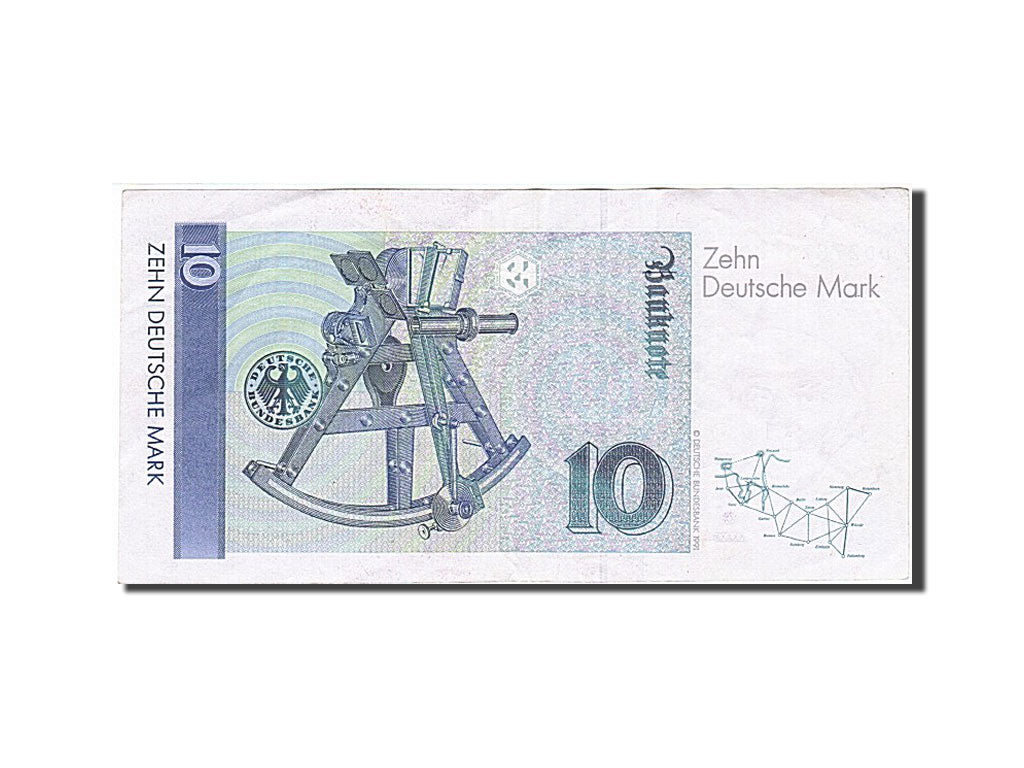 Banknote, GERMANY - FEDERAL REPUBLIC, 10 Deutsche Mark, 1989-1991, 1991-08-01