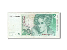République fédérale allemande, 20 Deutsche Mark, 1989-1991, KM:39a, 1991-0...