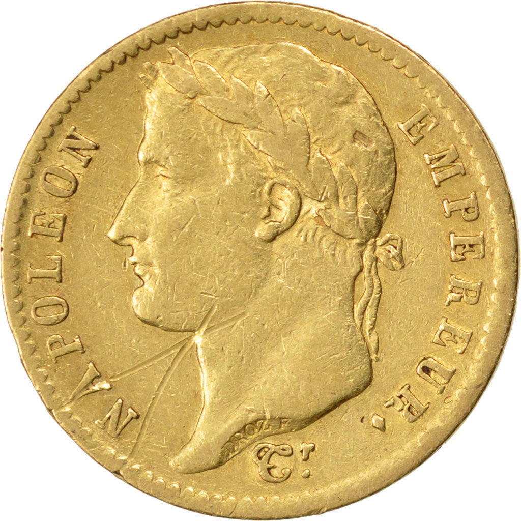 Premier Empire, 20 Francs or au revers Empire