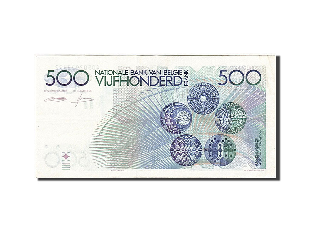 Banknote, Belgium, 500 Francs, 1981-1982, Undated (1982-1998), KM:143a