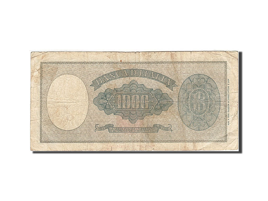 Italy, 1000 Lire, 1948, KM:88c, 1959-09-15, VG(8-10)