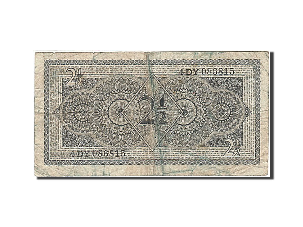 Banknote, Netherlands, 2 1/2 Gulden, 1949, 1949-08-08, KM:73, F(12-15)