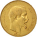 FRANCE, Napoléon III, 50 Francs, 1857, Paris, KM #785.1, AU(50-53), Gold, Gadour