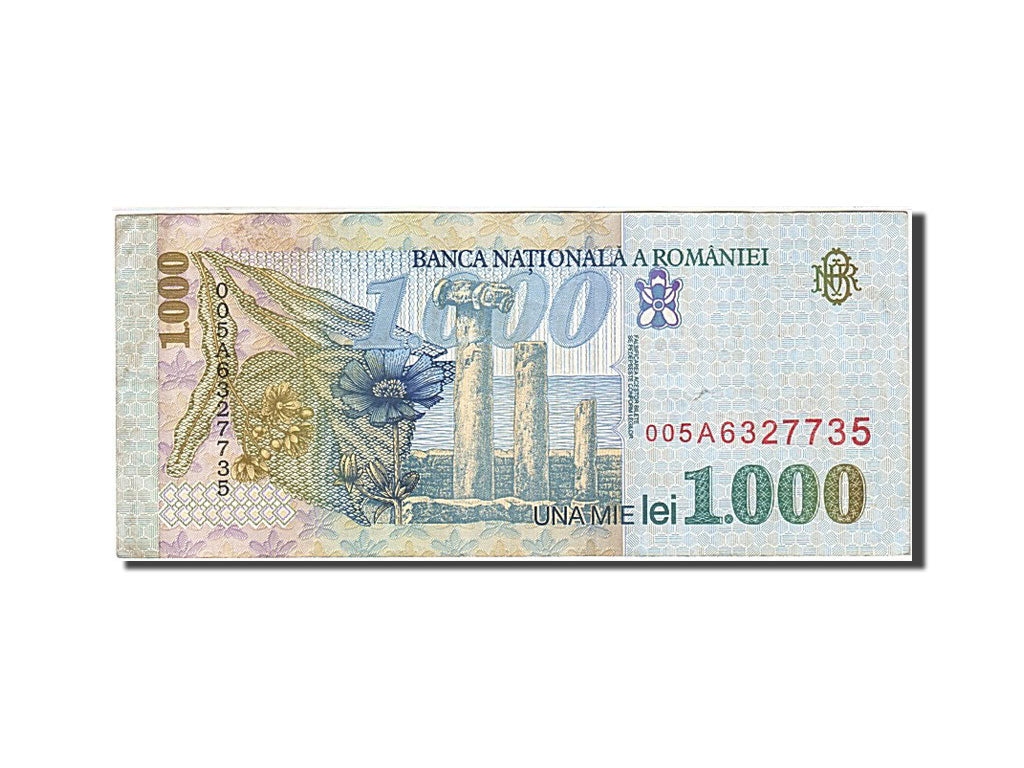 Banknote, Romania, 1000 Lei, 1996-2000, 1998, KM:106, AU(50-53)