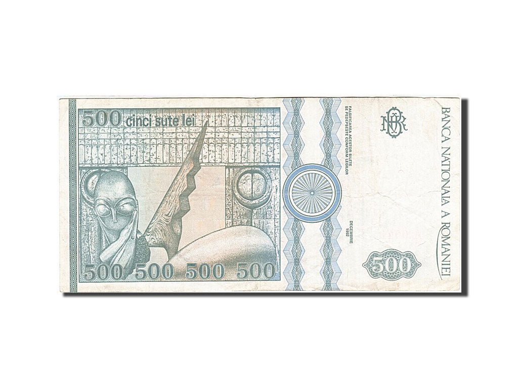 Banknote, Romania, 500 Lei, 1991-1994, 1992, KM:101b, VF(30-35)