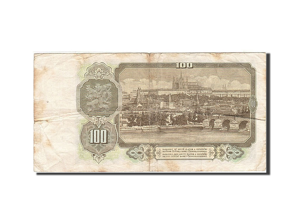 Czechoslovakia, 100 Korun, 1953, KM:86b, 1953, F(12-15)