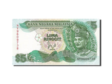 Billet, Malaysie, 5 Ringgit, 1986-1995, 1986, KM:28a, SUP+